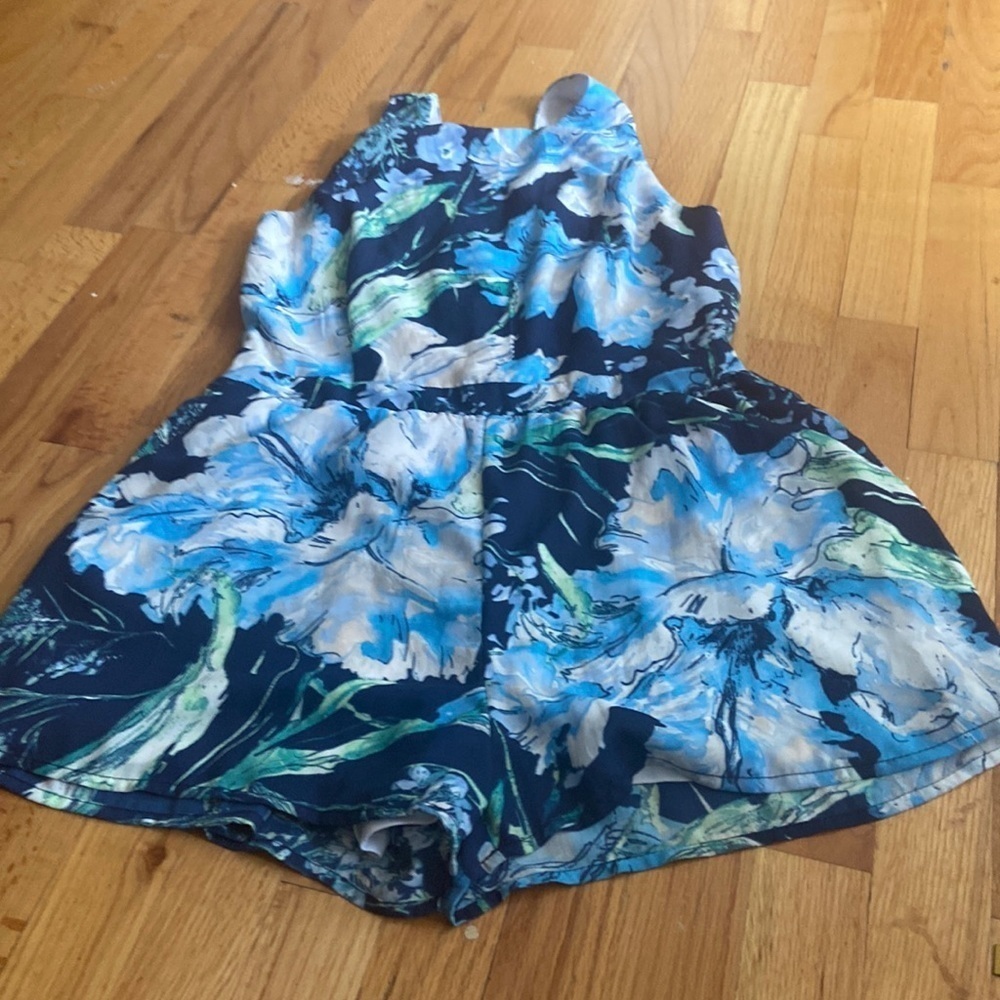 WOMEN’S One ❤️ Clothing romper. Blue/green. Size M